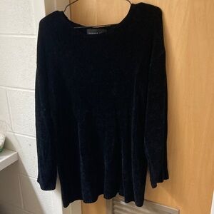 Black August Silk Sweater Top